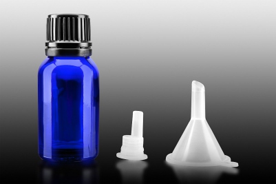 Zestaw 6 butelek szklanych...