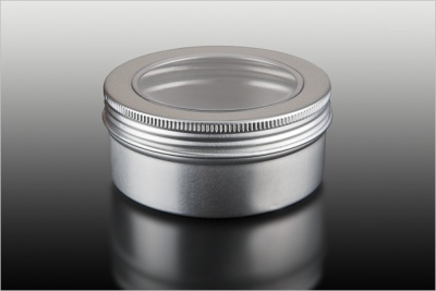 Słoik okrągły aluminiowy